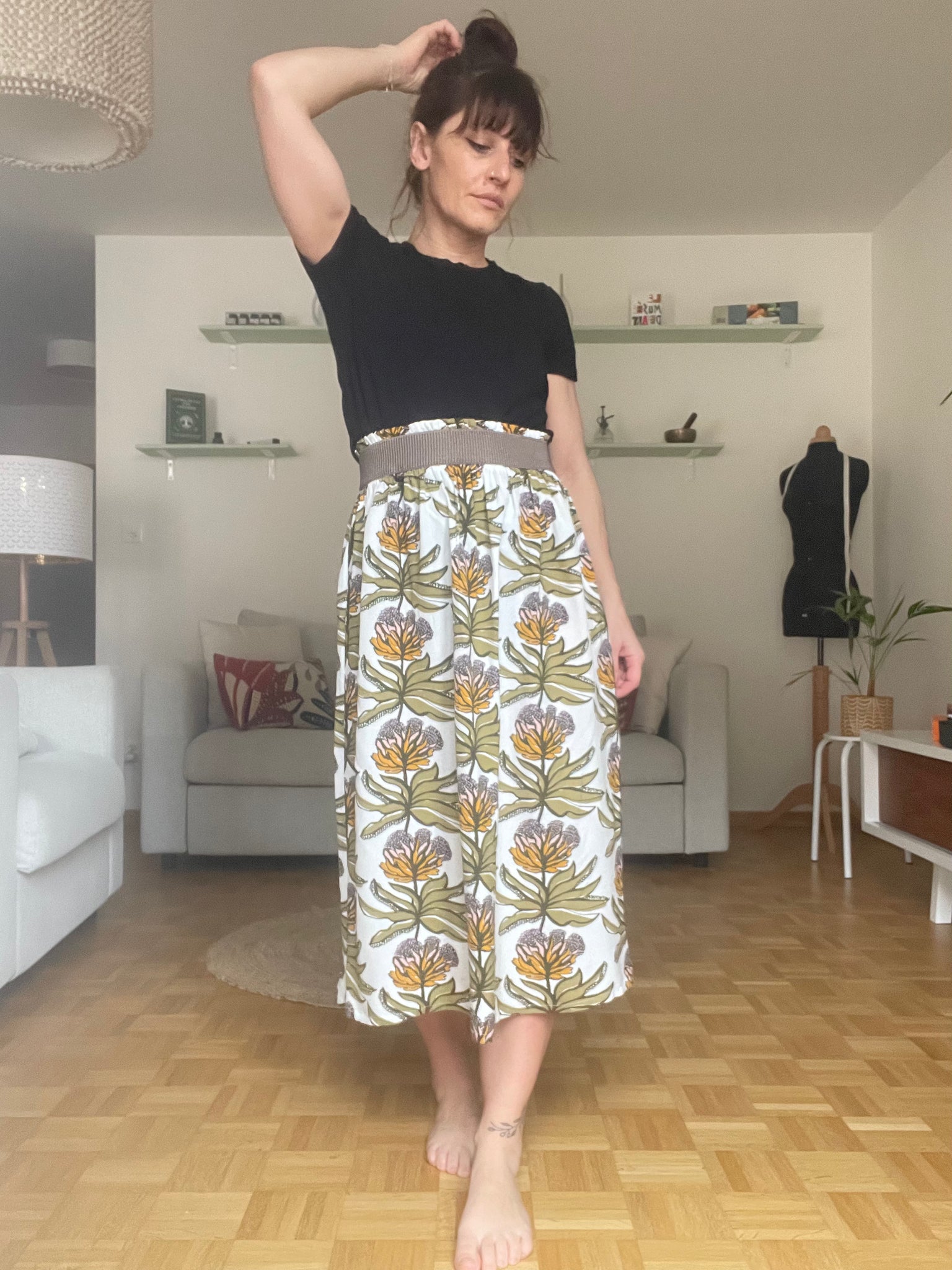 jupe midi