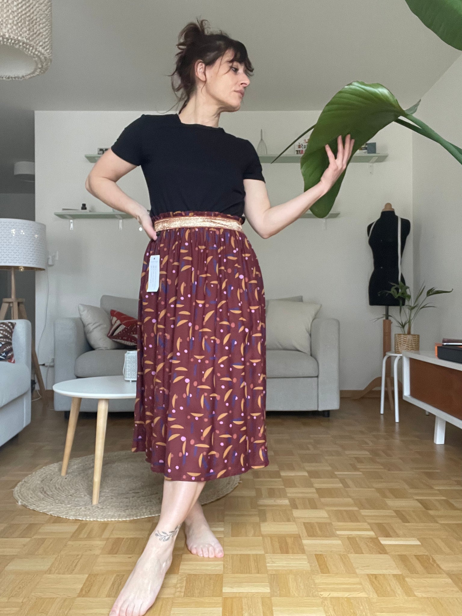 jupe midi